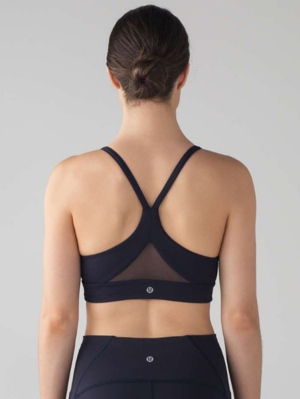 Lululemon Midnight Navy Train Times Sport Bra Size 6